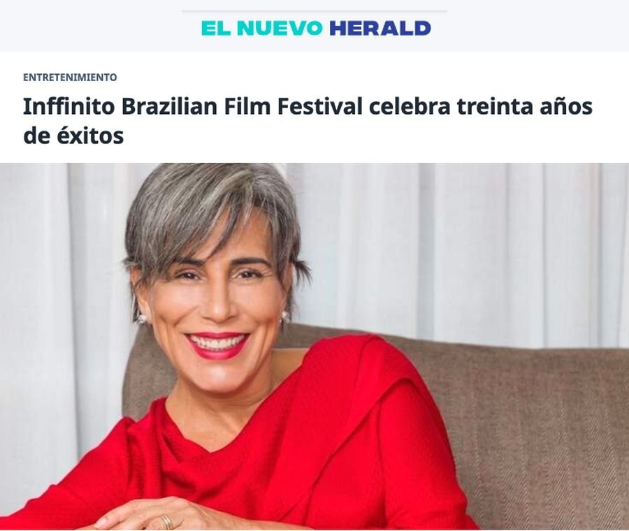 Reportagem do El Nuevo Herald sobre os 30 anos do Inffinito Brazilian Film Festival
